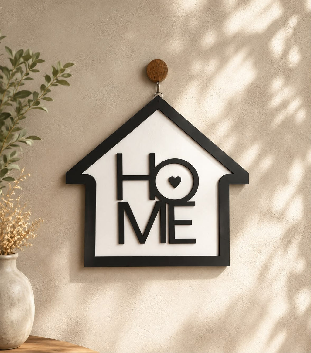 Home Sweet Home, Wooden Wall Hanging, Handmade Home Décor, Wall Decoration, Housewarming Gift, Entrance Décor, Living Room Décor,  Wall Art,