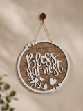 Handcrafted Wooden Wall Hanging Sign