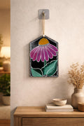 Hand-Painted Floral Wooden Wall Hanging – Handmade Home Décor by Taji Handicrafts