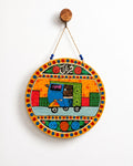 Hand-Painted Truck Art Rickshaw Wall Hanging | Handmade Wooden Décor